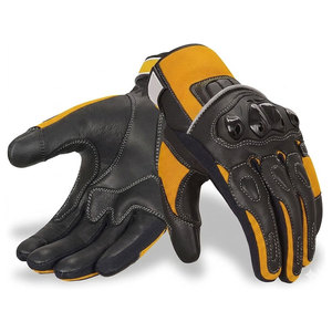 Gants de motard de qualité supérieure, confortables, en tissu respirant, avec support de sécurité, sangle de poignet réglable et paume antidérapante - Product Image 1