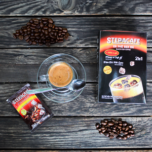 Café instantáneo Helado Negro SteppaCafe 2 en 1, 16g/160g por caja, sabor a chocolate de nuez dulce, listo para disfrutar en cualquier lugar - Product Image 5