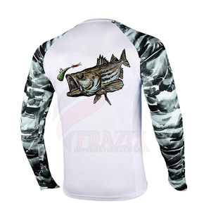 Fishing <b>Shirt</b> Lightweight Breathable Quick Dry Uv Protection Outdoor Fishing Clothing Long Sleeve Moisture Control Fabric - Product Image 2