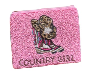 LATEST BEADED PERSONALIZED COIN PURSE with ZIPPER Small Size for <b>LADIES</b> BULK QUANTITY From BEST INDIAN SUPPLIER - Product Image 1