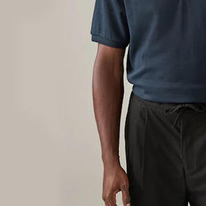 Camiseta de Algodón 100% para Hombre, Diseño Moderno, Superventas, con Cierre de Cremallera, Estampado Floral, Talla Grande, Color Sólido, Calidad Premium - Product Image 6