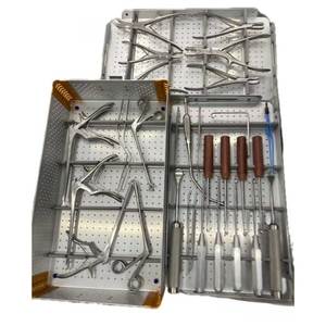 Ensemble d'instruments neurochirurgicaux pour la fixation de la colonne lombaire avec boîte en aluminium, outils de chirurgie orthopédique de la colonne vertébrale - Product Image 5