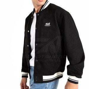 Chaqueta de invierno estilo Letterman para hombre, moda urbana, diseño cómodo e informal, ideal para viajes, uso diario y looks modernos. - Product Image 5