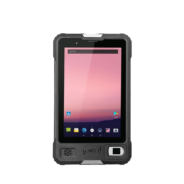 Industrial 8-Inch Android 12.0 PDA with 4G 2D Barcode Scanner Fingerprint & RFID Reader 13.56MHz Rugged Tablet