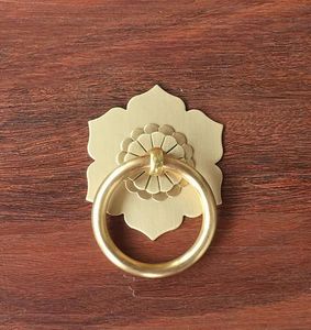 Medieval Style <b>Brass</b> Ring Cabinet Pulls Decorative Drawer Hardware for Wooden Furniture and Interior Decoration Projects - Product Image 1