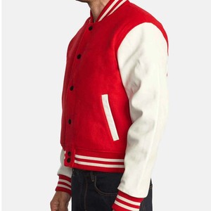 Customized Color Wool Unisex <b>Winter</b> Breathable Hooded <b>Waterproof</b> Cartoon Front Logo Varsity <b>Jacket</b> with Stand Collar - Product Image 6