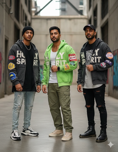 Distressed Embroidery Logo <b>Hoodie</b> Heavyweight French Terry Direct Factory Made Embroidery Patches Acid Wash <b>Zipper</b> Hoodies - Product Image 2