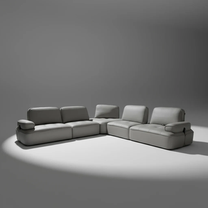 Sofá Modular de Cuero Completo Marco, Diseño Único y Personalizado, Muebles Modernos al por Mayor para el Hogar - Product Image 3