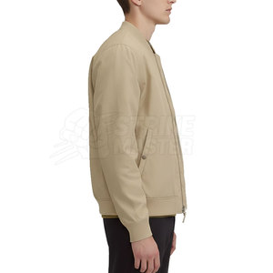เสื้อแจ็คเก็ตบอมเบอร์ผู้ชายแบบกันน้ำ ระบายอากาศได้ดี สวมใส่สบายในฤดูหนาว คอตั้ง ซิปหน้า สกรีนโลโก้ได้ตามต้องการ ขายส่ง ดีไซน์ใหม่ - Product Image 4