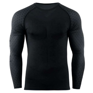 Rash Guard personnalisé de meilleure qualité pour hommes Plus Size Nouvelle arrivée Jersey respirant par compression d'impression par sublimation - Product Image 5