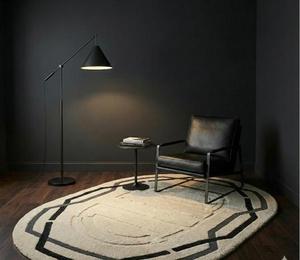 Modern Minimalist Regular Wool Anti-Slip Soft Tufted Abstract Pattern Medium Pile Cotton Canvas Backing Plush Area Rug for - Product Image 3