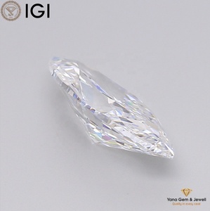 Diamant de laboratoire CVD de 2,50 carats, pureté VVS1, couleur D, taille marquise, avec certificat IGI, pour bijoux personnalisés, serti dans un éclat sublime - Product Image 3