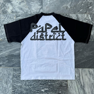 Camiseta Gráfica Vintage Oversize de Manga Raglán Americana para Hombre, Estilo Boxy Corto, 100% Algodón Pesado con Estampado Serigrafiado - Product Image 6
