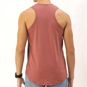 Débardeur en coton color-block pour homme INDEX APPAREL, col rond, décontracté, respirant, tricoté - Product Image 2