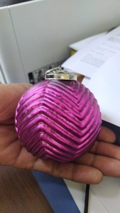 Velvet Christmas Balls 3.15 in <b>Large</b> Velvet Christmas <b>Ornaments</b> Balls Plastic Shatterproof Flocked <b>Ornaments</b> for Xmas Tree - Product Image 5