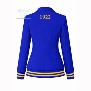Vêtements de sororité Sigma Gamma Rho personnalisés, blazer varsity élégant brodé, vêtements grecs - Product Image 2