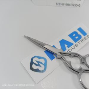 Tijeras de Bordado Industriales de 3.5 Pulgadas con Recubrimiento de Cromo, Borde Liso, Mango Impreso, Acero Inoxidable, para Manualidades y Corte de Hilo - Product Image 4