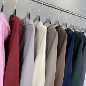 Haute qualité personnalisé brodé impression unisexe hommes surdimensionné 430GSM lourd coton éponge français sweats à capuche de luxe - Product Image 1