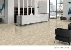 กระเบื้องพอร์ซเลนลายหินอ่อนแบบโมเดิร์น เงา ขนาด 600x1200 มม. ผิวขัดเงา สำหรับตกแต่งผนัง พื้น ภายในและภายนอกอาคาร - Product Image 2