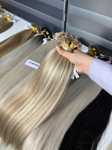 Extensions de cheveux naturels vietnamiens de qualité supérieure avec pointe en kératine, 100g, prix de gros, toutes couleurs, 60 cm - Product Image 3