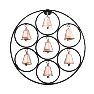 Nouveauté : Carillons éoliens en fer forgé doré à suspendre au mur pour la décoration intérieure et extérieure du jardin - Product Image 6