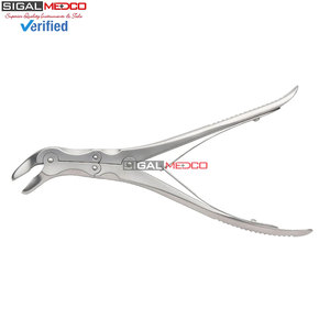 Rongeur à os à action composée 8 mm de morsure 240 mm Instrument chirurgical en acier inoxydable Rongeur manuel orthopédique de précision pour la coupe des os - Product Image 5