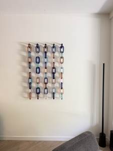 Cadena de eslabones hecha a mano y personalizada para decoración de pared, artículo de resina, decoración de habitación, los artículos más adorables, cadena de acrílico con venta al por mayor - Product Image 2