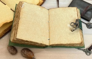 Vintage Leather Journal Handmade <b>Blank</b> Spell Book & Men And Women Grimoire <b>Notebook</b> Travel Writing <b>Notebook</b> Book of Shadows - Product Image 3