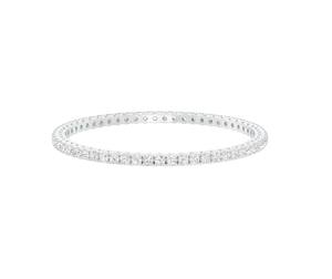 Bracelet tennis en or jaune/blanc/rose 14 carats avec diamants de laboratoire pour femmes, cadeau de luxe plaqué rhodium - Product Image 3