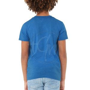 Camisetas de alta calidad para niños, de algodón suave, cuello redondo, manga corta, ligeras, para uso diario, para niños y niñas. - Product Image 2