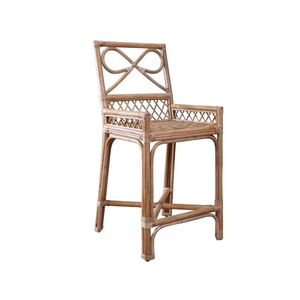 Handwicker Natural Rattan Counter Chairs for Kitchen Bar <b>Stools</b> Contemporary Bar Height <b>Stools</b> Factory Price from Vietnam - Product Image 1