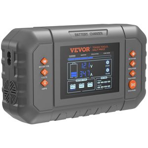 Smart 35-Amp al litio LiFePO4 caricabatteria per auto Display LCD caricabatteria manutentore Desulfator per AGM/Gel/SLA per prato barca - Product Image 1