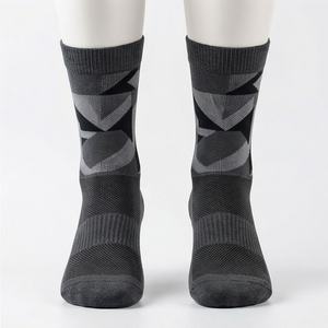 Chaussettes de ski et de snowboard entièrement rembourrées en laine chaude pour l'hiver, pour hommes et femmes, couleur personnalisée, équipement sportif thermique de performance athlétique - Product Image 1