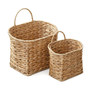 Paniers suspendus en jacinthe d'eau pour plantes, paniers tissés pour le rangement domestique, en provenance du Vietnam - Product Image 2