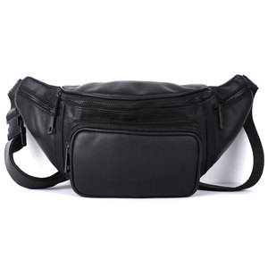 Sacs banane en cuir véritable personnalisés, disponibles à prix raisonnable, faible MOQ, sacs banane en cuir à vendre - Product Image 1