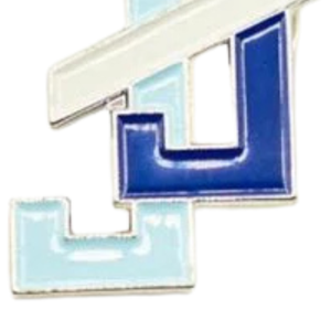 Pin Decorativo Metálico Azul para Solapa, para Traje, Camisa, Sombrero, Mochila, Uniforme, Regalo para Eventos y Accesorio de Moda Diaria - Product Image 4