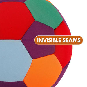 Balón de Fútbol Sala Plegable Ecológico para Niños, Talla 4, Suave, con Gran Agarre, Rebote Real, Juego Silencioso, Duradero, con Logotipo de Látex Acolchado con Espuma - Product Image 6