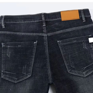 Custom High Waist Casual Denim <b>Jeans</b> with Pleated <b>Baggy</b> Stack Design for <b>Women</b> Summer Cute Sweet - Product Image 4