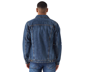 Vestes en jean pour hommes, style streetwear, manches longues, décontractées, élégantes, confortables, design uni, prix abordable, vente en gros - Product Image 2