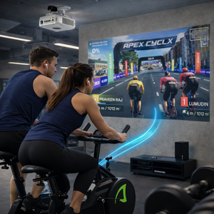 Eshark Multiplayer Cycling Game System Commercial Arcade Fitness Bike - Product Image 2