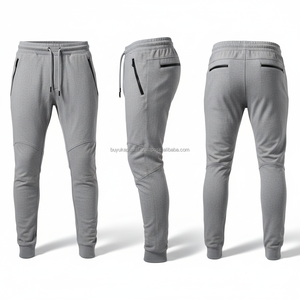 Brand New <b>Winter</b> European Style Men Gym Pants Lightweight Polyester/Cotton Fashionable Color Block Casual <b>Trousers</b> - Product Image 1