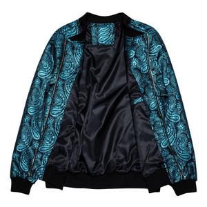 Veste bomber personnalisée avec logo pour hommes, vente en gros, veste bomber tendance pour hommes, impression par sublimation - Product Image 3