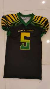 Ensemble de maillots de football américain personnalisés en polyester 100 % pour jeunes, à séchage rapide et respirant, service OEM - Product Image 3