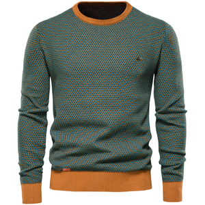 Suéter Cálido de Invierno, Transpirable, Tejido con Patrón de Punto Simple, Diseño Antiencogimiento - Product Image 5