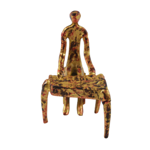 Figura Humana Bailando en Latón y Aluminio para Decoración del Hogar, Oficina, Mesa o Escuela, Última Llegada - Product Image 5