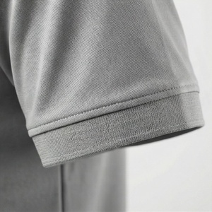 เสื้อโปโลผู้ชายไซส์ใหญ่ คอตตอน พลัสไซส์ บริการ OEM คอตั้ง แขนสั้น สตรีทแวร์ แอคทีฟแวร์ เสื้อท่อนบน สีตามสั่ง ทรงพอดีตัว - Product Image 6