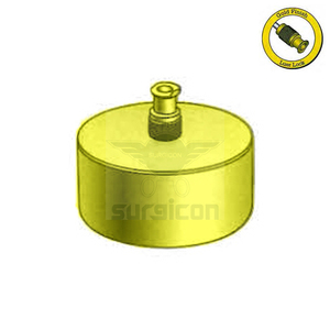 Dispositivo de Sujeción de 40 mm de Longitud con Conexión Luer Lock, Acabado Dorado, Dispositivo Quirúrgico Reutilizable con Doble Conexión Luer Lock - Product Image 1