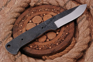 Cuchillo de caza y camping de hoja fija de acero al carbono pulido hecho a mano, personalizable ODM/OEM/OBM, DIY - Product Image 2