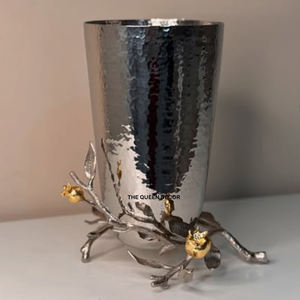 Jarrón de Flores de Aluminio Plateado, Moderno y Ecológico, para Decoración del Hogar, Venta al Por Mayor Global - Product Image 4