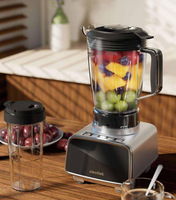 Le bouton-poussoir de mélangeur professionnel 1200W haute performance contrôle 3 vitesses boîtier en plastique à vitesse variable usage domestique excellent